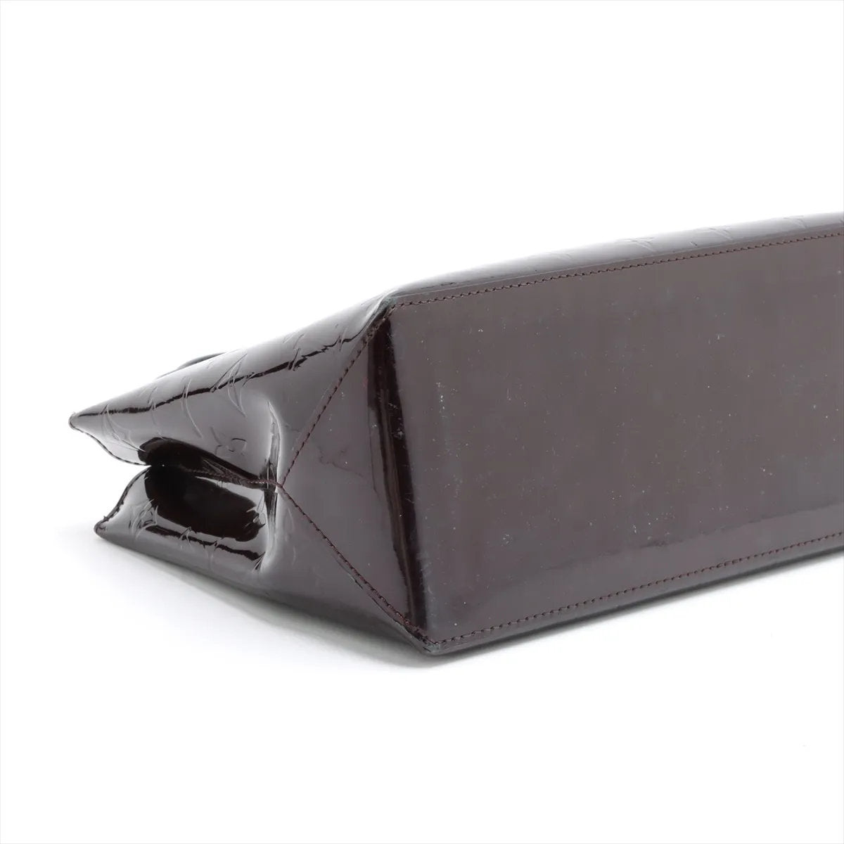 美品 ルイヴィトン モノグラム ヴェルニ ウィルシャー PM M93641 レザー トート バッグ 肩掛け ショルダー レディース EEE CV54-9