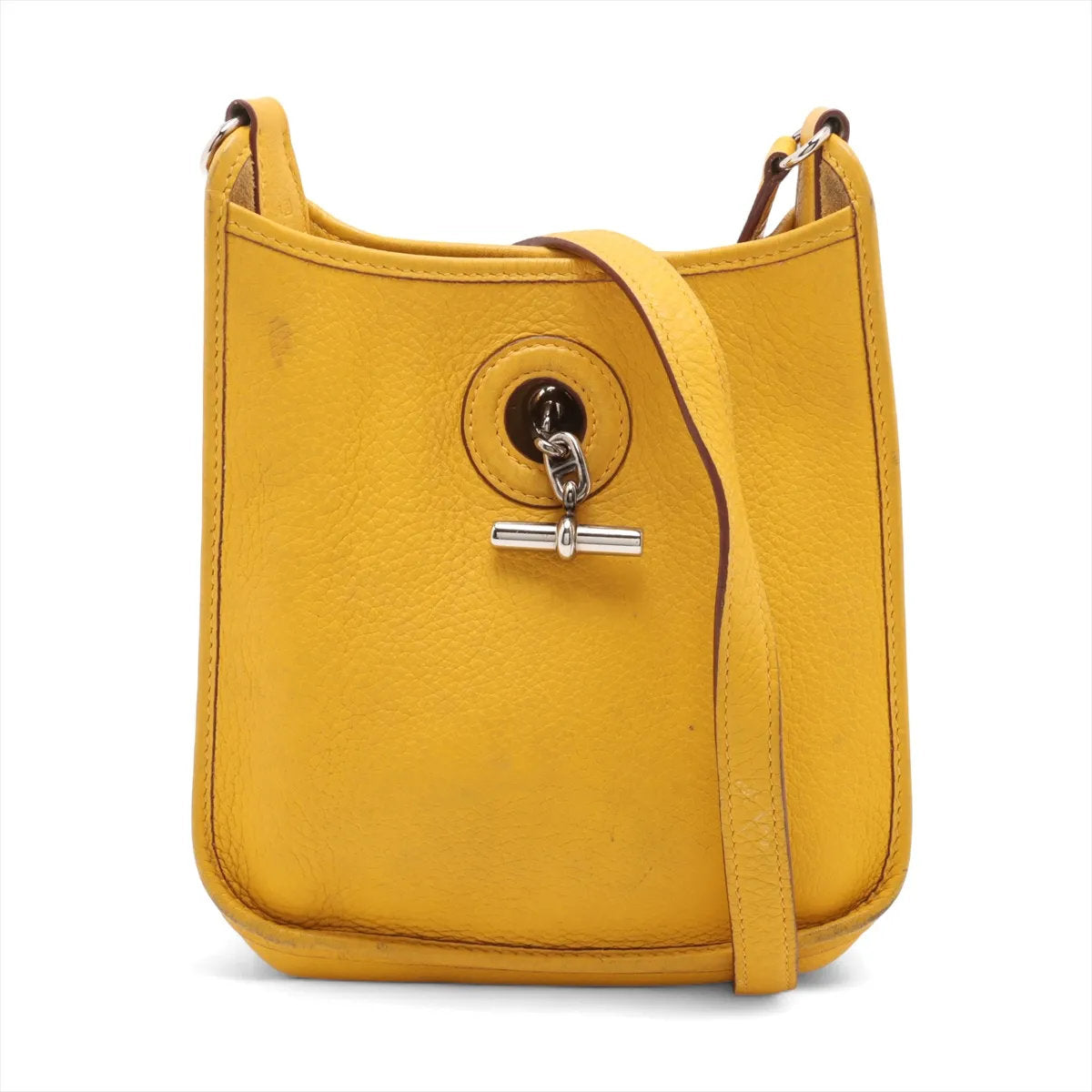 美品 エルメス ヴェスパ TPM □G 刻印 トリヨンクレマンス レザー ショルダーバッグ 斜め掛け クロスボディ レディース EEE CV55-5