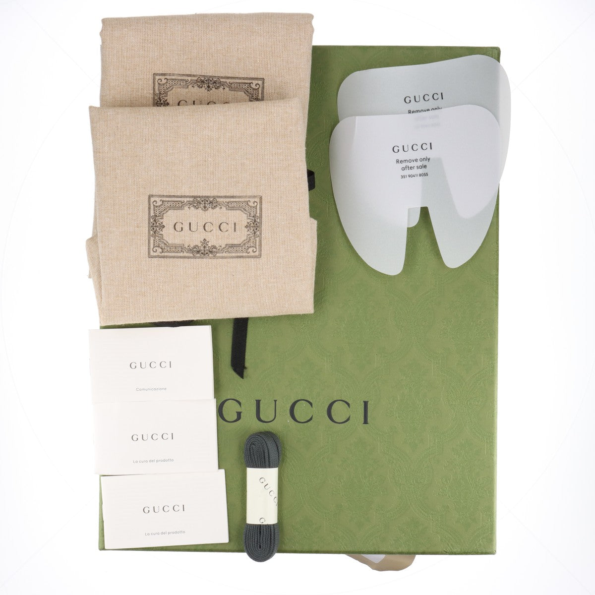 未使用 グッチ GG スプリーム ライトン レザー ローカット スニーカー レースアップ シューズ 靴 11 749626 メンズ RRE CA26-3