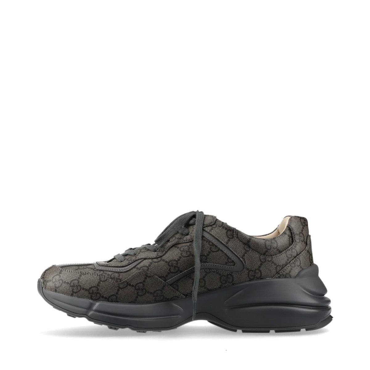 未使用 グッチ GG スプリーム ライトン レザー ローカット スニーカー レースアップ シューズ 靴 11 749626 メンズ RRE CA26-3