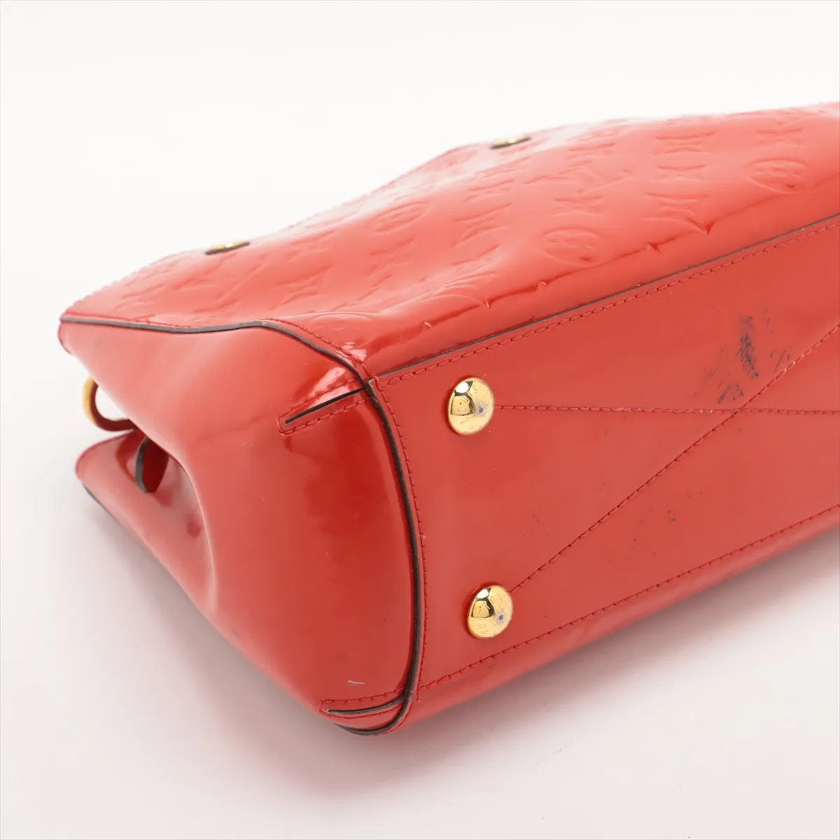 美品 ヴィトン モノグラム ヴェルニ モンテーニュ BB スリーズ M50170 2WAY ハンドバッグ 斜め掛け ショルダー レディース MMM CR51-9