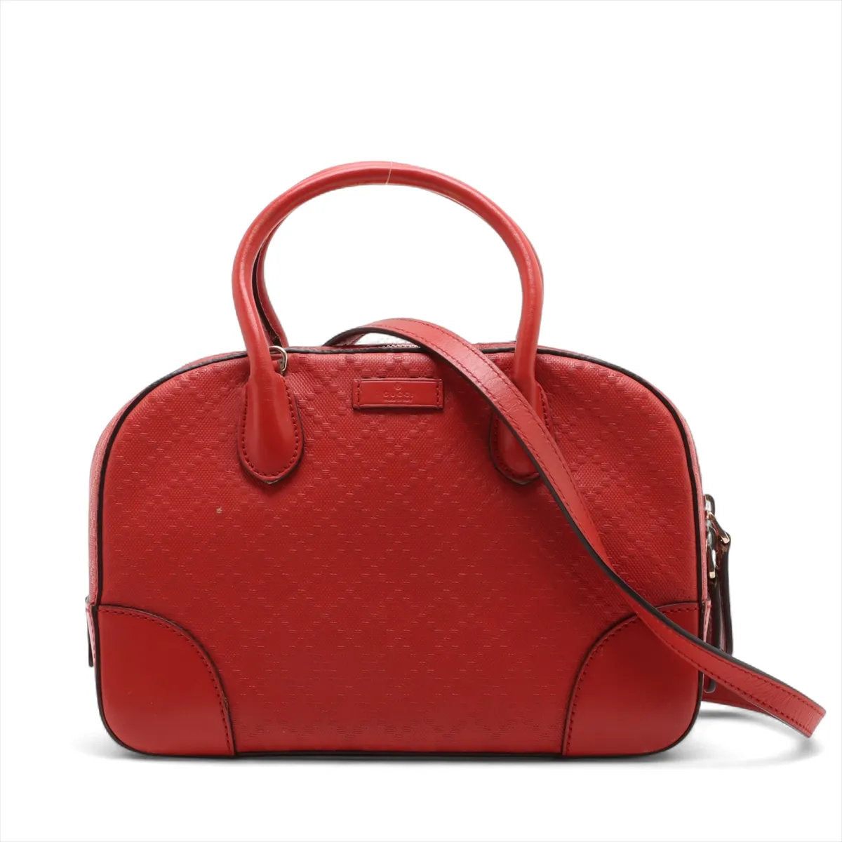 美品 グッチ ディアマンテ レッド 354224 レザー 2WAY ハンドバッグ 斜め掛け ショルダー 本革 ブランド レディース MMM CR52-10