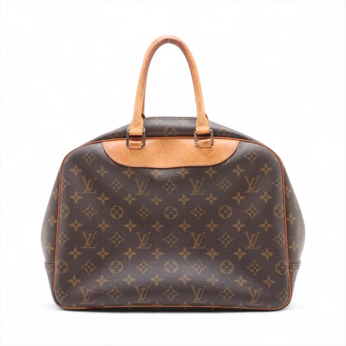 美品 ルイヴィトン モノグラム ドーヴィル M47270 レザー ハンドバッグ トート 本革 レディース MMM CS51-8