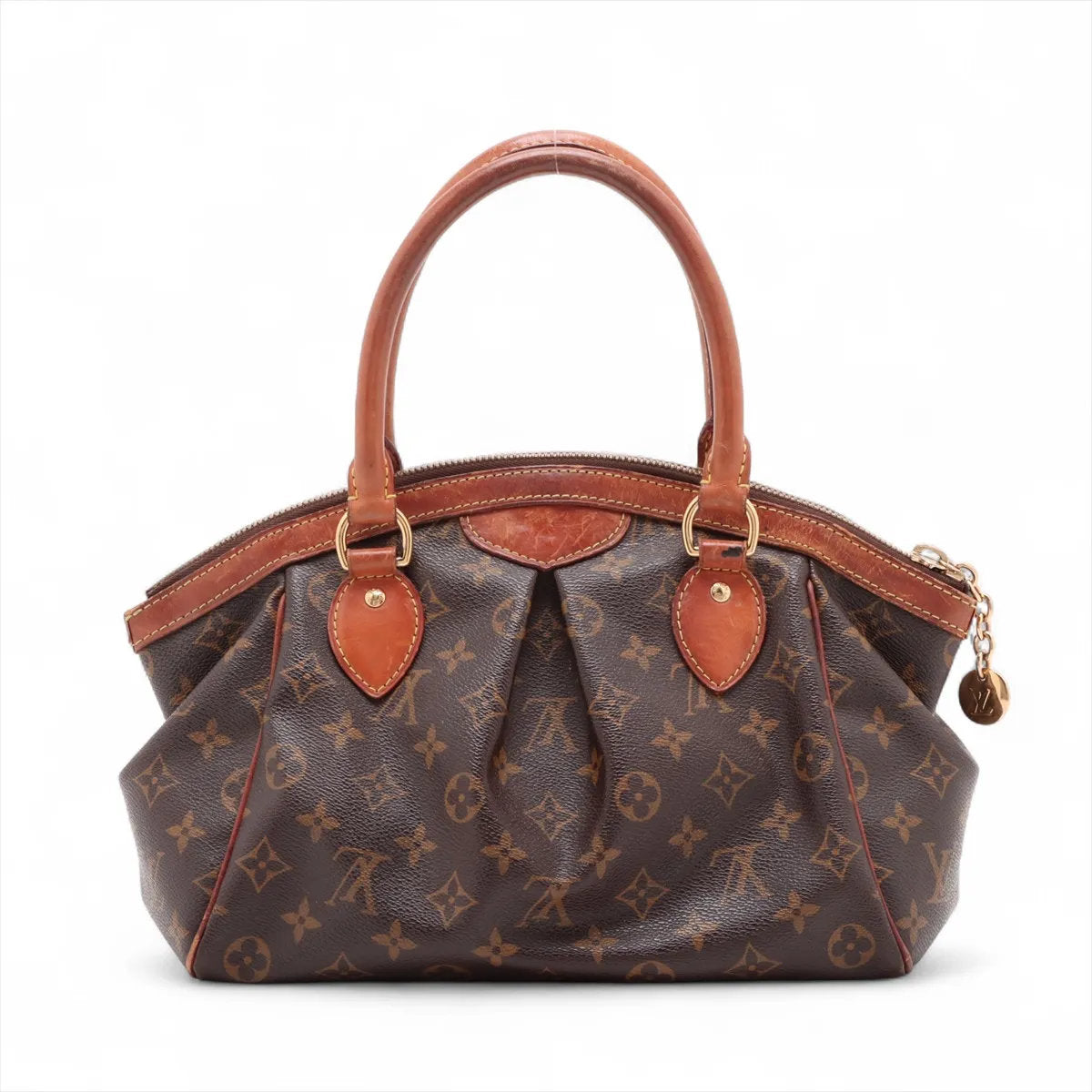 ルイヴィトン モノグラム ティヴォリ PM M40143 レザー ハンドバッグ トート 本革 レディース MMM CV53-9