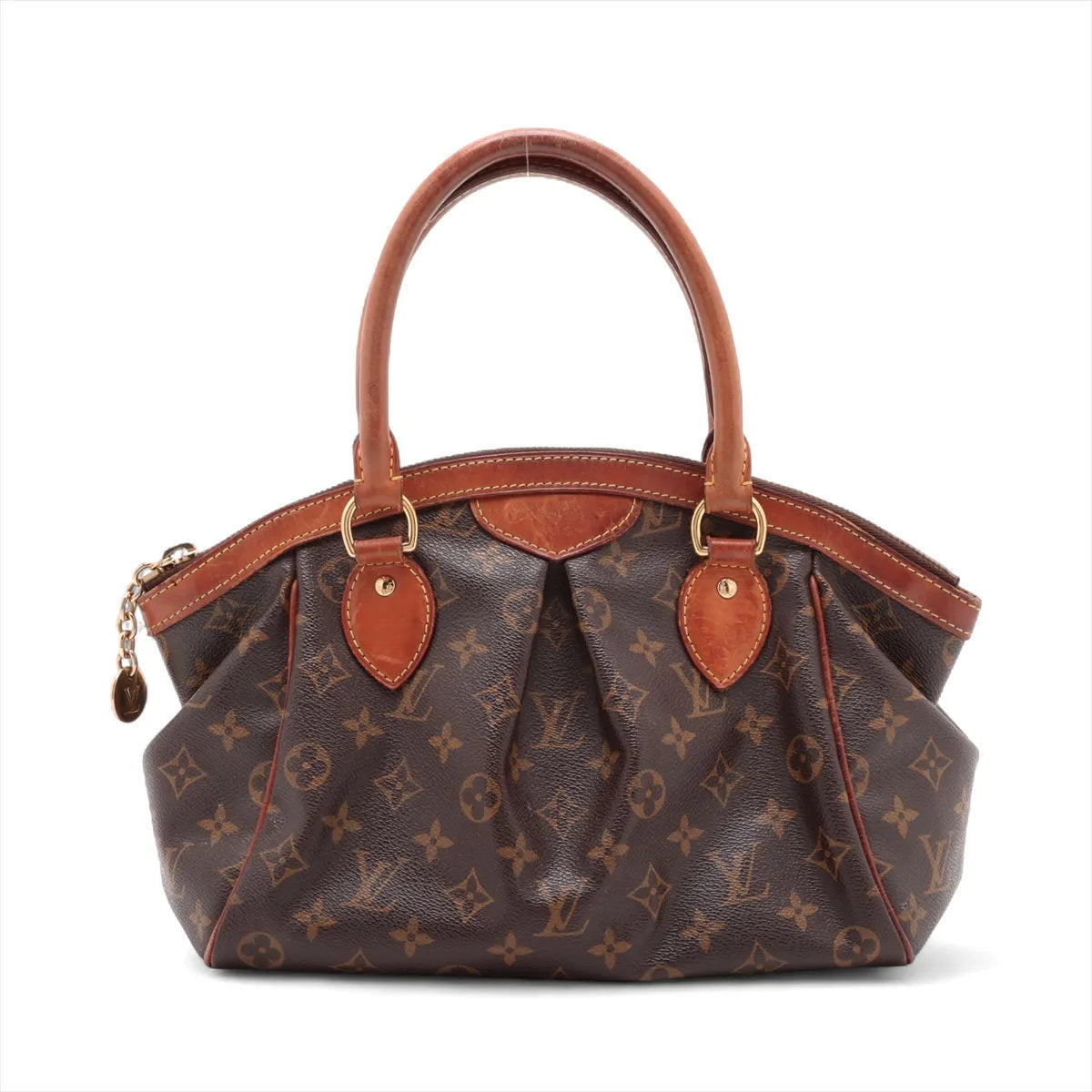 ルイヴィトン モノグラム ティヴォリ PM M40143 レザー ハンドバッグ トート 本革 レディース MMM CV53-9