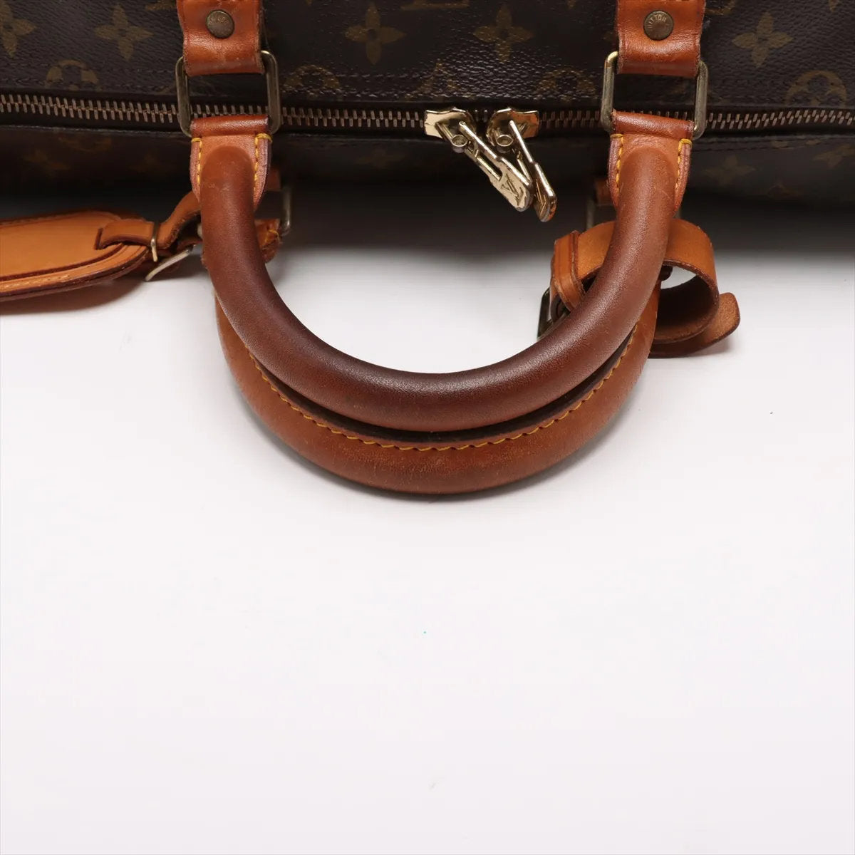 美品 ルイヴィトン モノグラム キーポル バンドリエール 55 M41414 レザー 2WAY ボストン バッグ ショルダー A4 メンズ EEE CV53-6