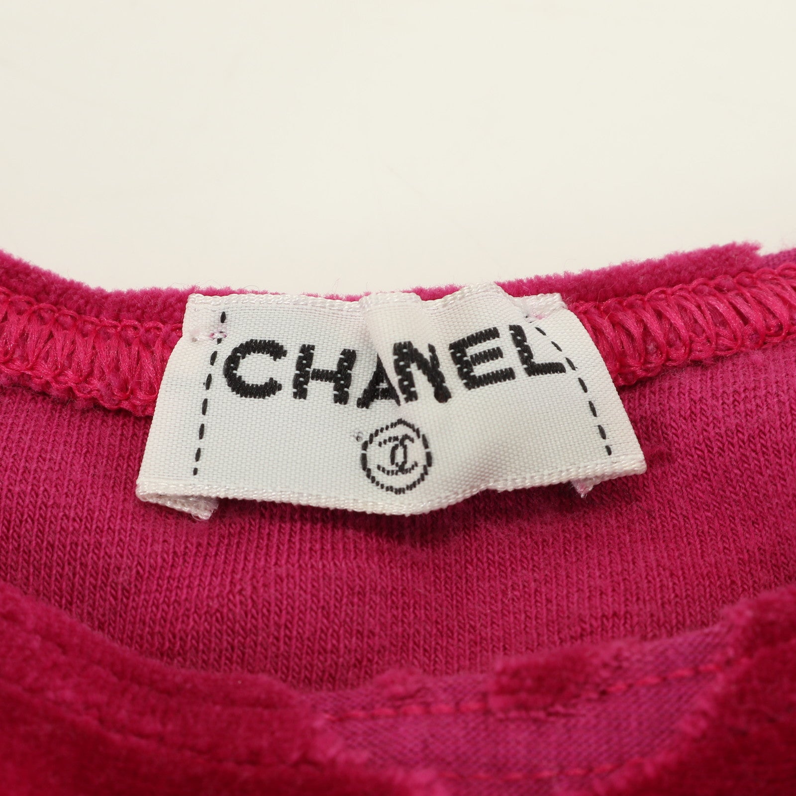 極美品 シャネル ココマーク タンクトップ ノースリーブ アパレル 高級 人気 定番 おしゃれ ベロア レディース AET 0628-1E3