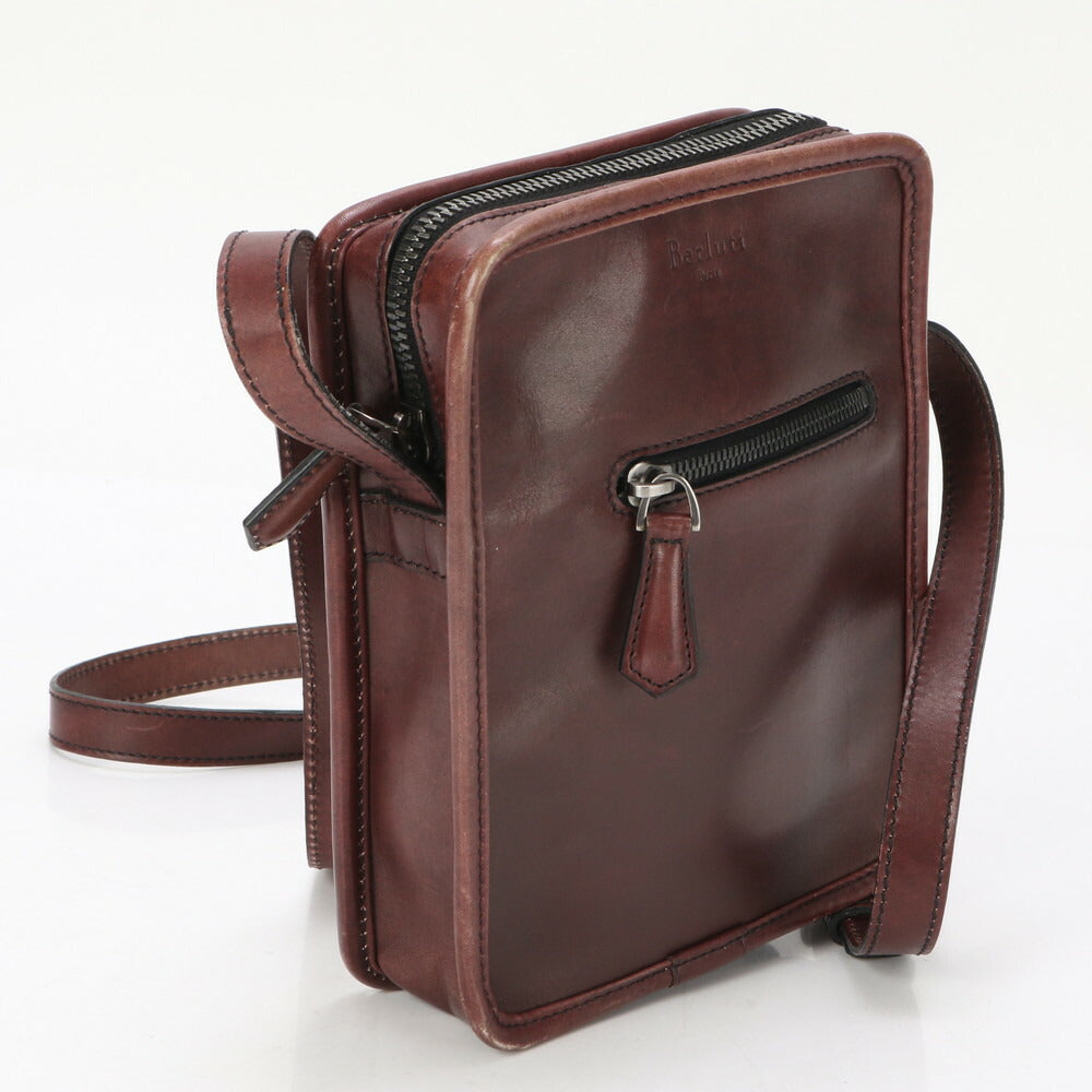 美品 ベルルッティ ジャーナリスト レザー ショルダーバッグ 斜め掛け メッセンジャー ビジネス 通勤 ブランド 高級 MRY AV1-10
