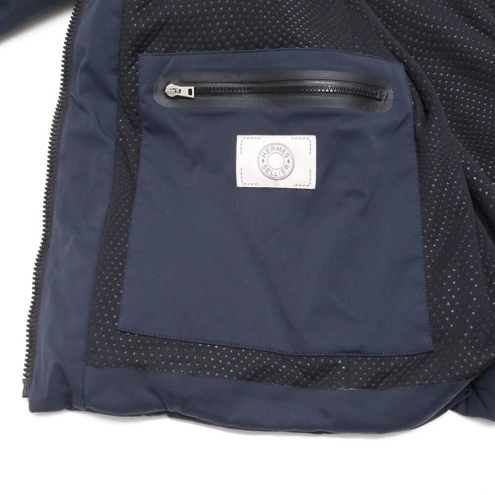 極美品 エルメス キルティング 取外し可能 フード 付 M ブルゾン ダウンジャケット ブランド 高級 人気 流行 おしゃれ MMY BC9-7