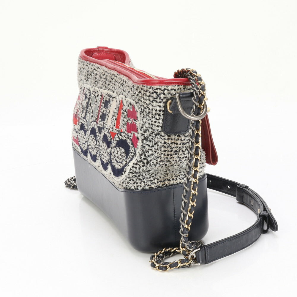 新品同様 シャネル ギャランティ シリアル付 ガブリエル ドゥ シャネル レザー 2WAY ショルダーバッグ 斜め掛け レディース EEE BG10-2