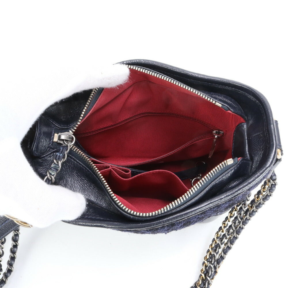 新品同様 シャネル シリアルシール付 ガブリエル ドゥ シャネル レザー 2WAY ショルダーバッグ 斜め掛け レディース ENE BH18-3