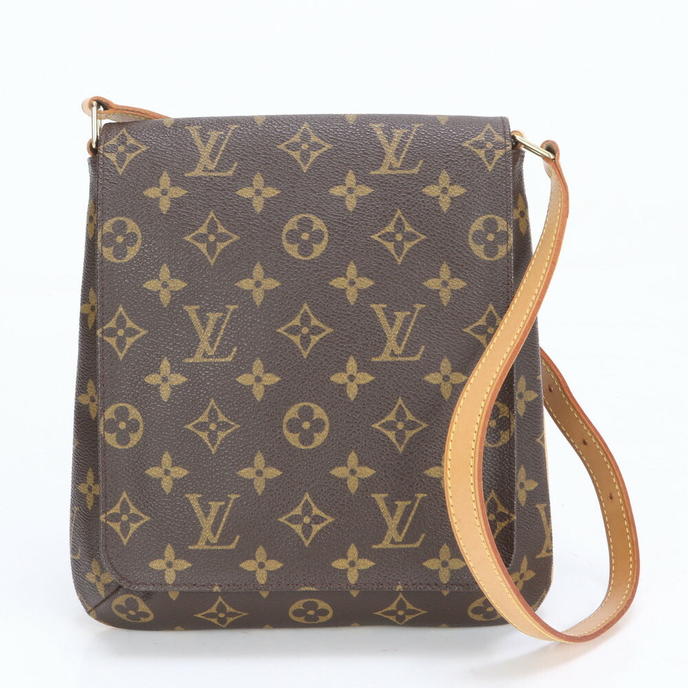 新品同様 ルイヴィトン モノグラム ミュゼット サルサ M51258 レザー ショルダーバッグ 肩掛け ハンド レディース RRM CE22-4