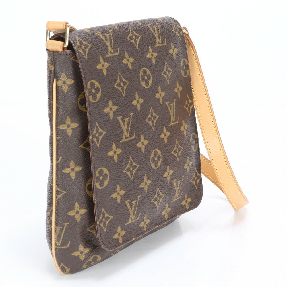 新品同様 ルイヴィトン モノグラム ミュゼット サルサ M51258 レザー ショルダーバッグ 肩掛け ハンド レディース RRM CE22-4