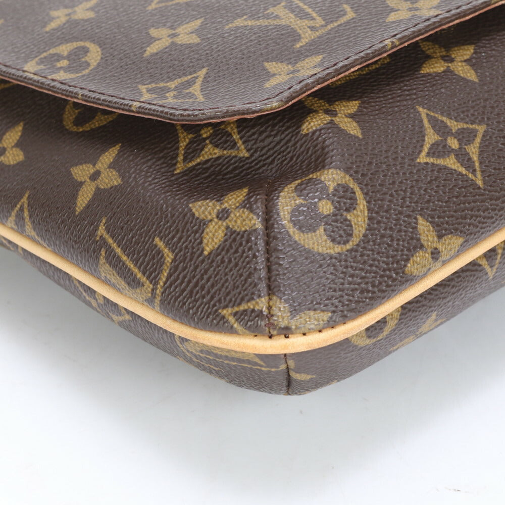 新品同様 ルイヴィトン モノグラム ミュゼット サルサ M51258 レザー ショルダーバッグ 肩掛け ハンド レディース RRM CE22-4