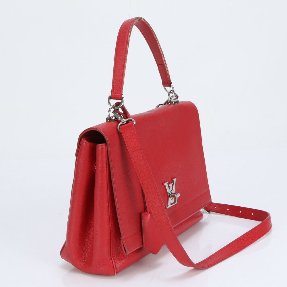 美品 ルイヴィトン ロックミー 2 ルビー M50363 レザー 2WAY ショルダーバッグ 斜め掛け ハンド トート レディース MMM BQ24-1