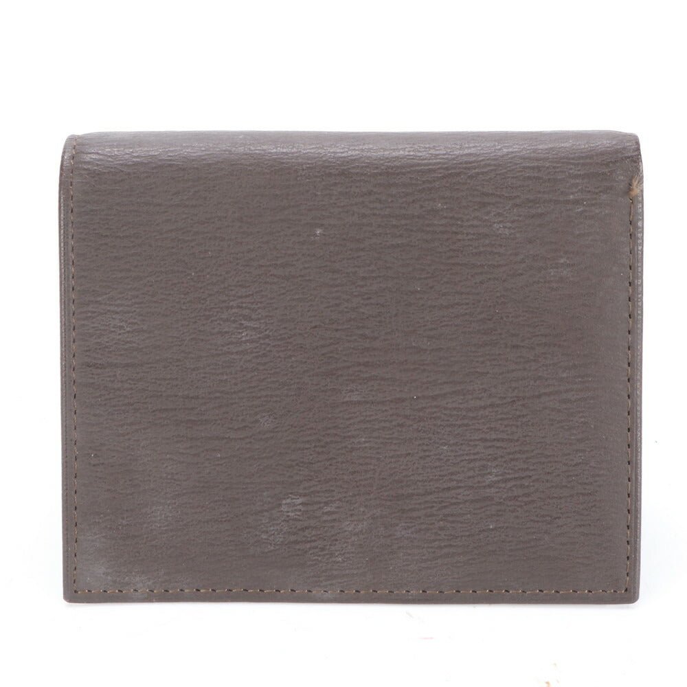 ダンヒル ギャランティカード付 レザー 二つ折り 財布 長財布 コンパクト ウォレット ブラウン ラウンドファスナー メンズ EUE BR8-2