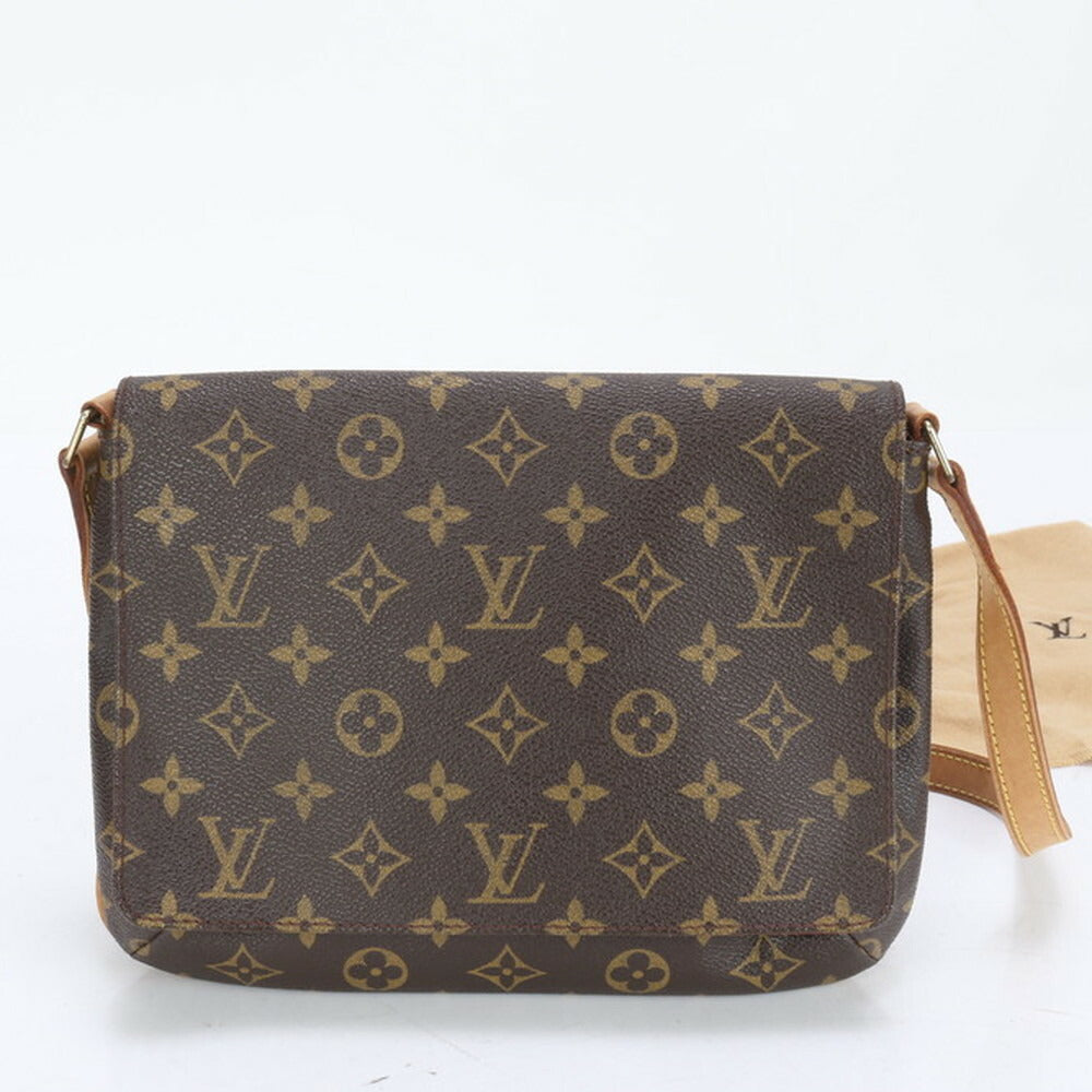 極美品 ルイヴィトン モノグラム ミュゼット タンゴ M51257 レザー ショルダーバッグ 肩掛け トート ハンド レディース RRE CG21-9