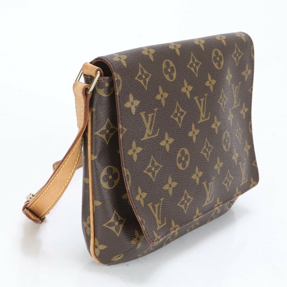 極美品 ルイヴィトン モノグラム ミュゼット タンゴ M51257 レザー ショルダーバッグ 肩掛け トート ハンド レディース RRE CG21-9