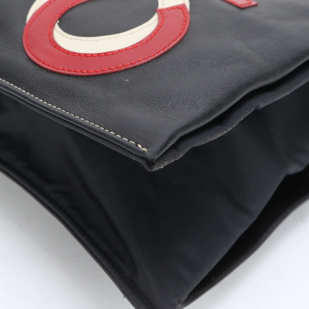 極美品 シャネル シリアルシール付 No5 スター トリコロール チェーン レザー ショルダーバッグ 肩掛け トート レディース MMM BV6-1