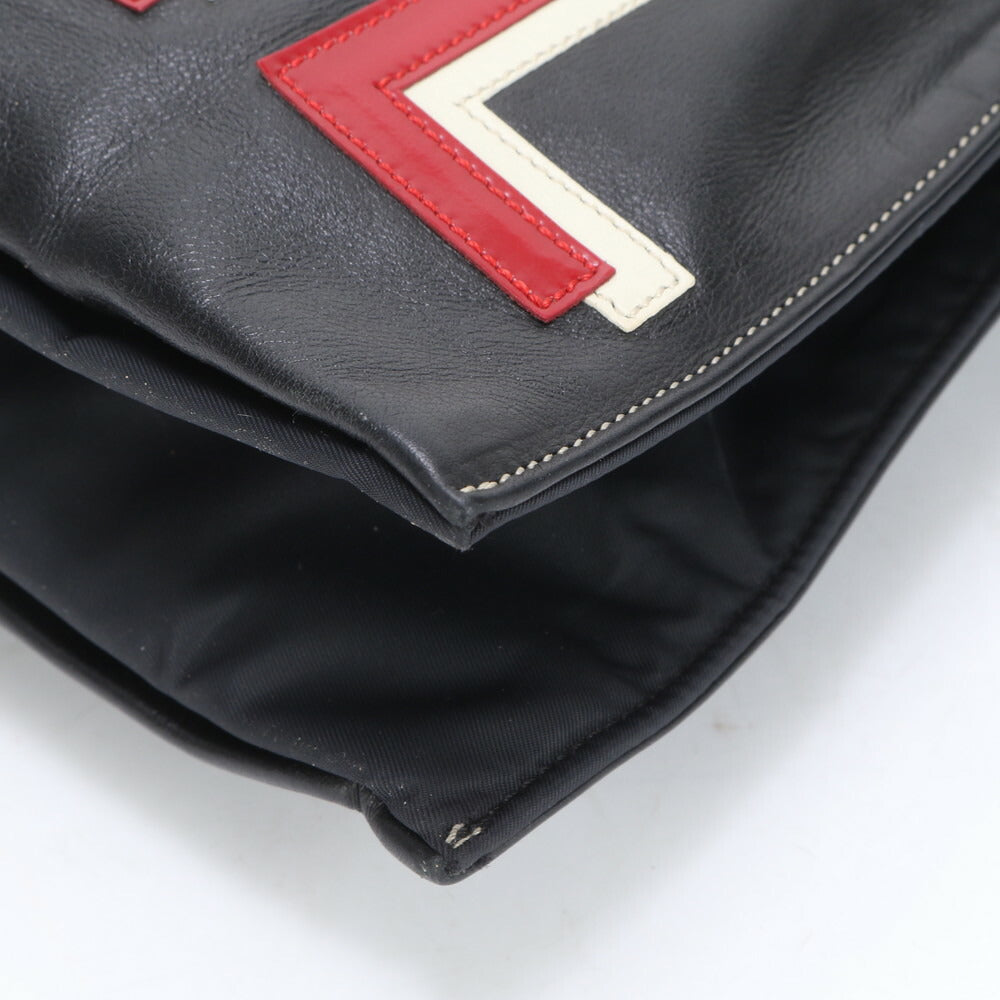 極美品 シャネル シリアルシール付 No5 スター トリコロール チェーン レザー ショルダーバッグ 肩掛け トート レディース MMM BV6-1