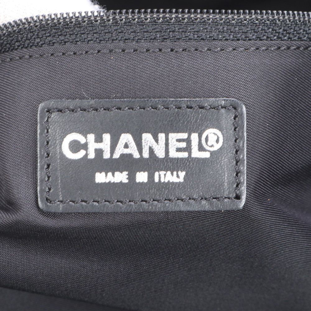 極美品 シャネル シリアルシール付 No5 スター トリコロール チェーン レザー ショルダーバッグ 肩掛け トート レディース MMM BV6-1