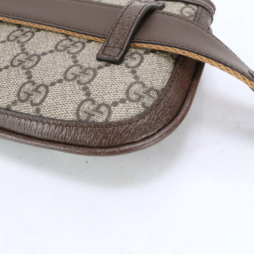 未使用 グッチ GGスプリーム ブロンディ ミニ ベルトバッグ 702614 バッグ レザー ウエスト ポーチ メンズ レディース RRM BV8-10