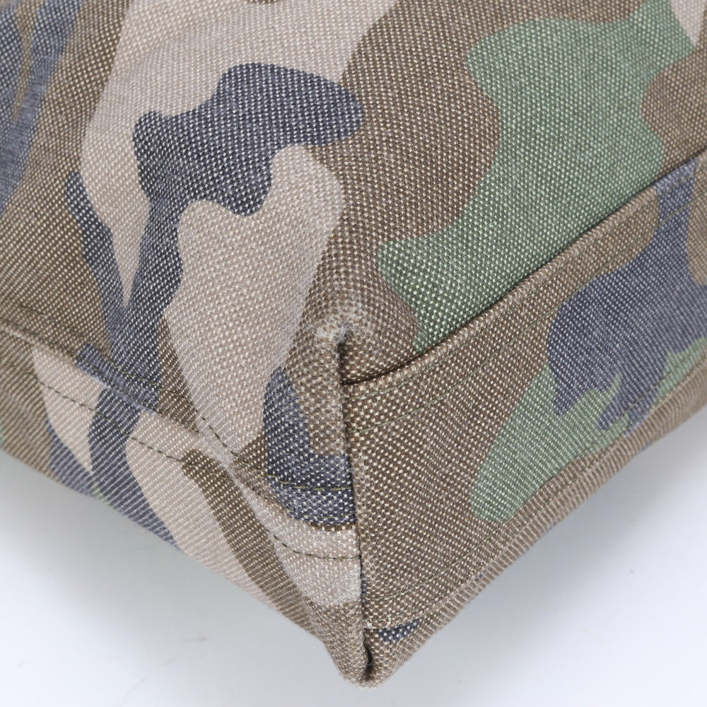 美品 ヴァレンティノ ガラヴァーニ カモフラージュ 迷彩 レザー 2WAY トート バッグ 斜め掛け ショルダー A4 メンズ EEE BX14-6