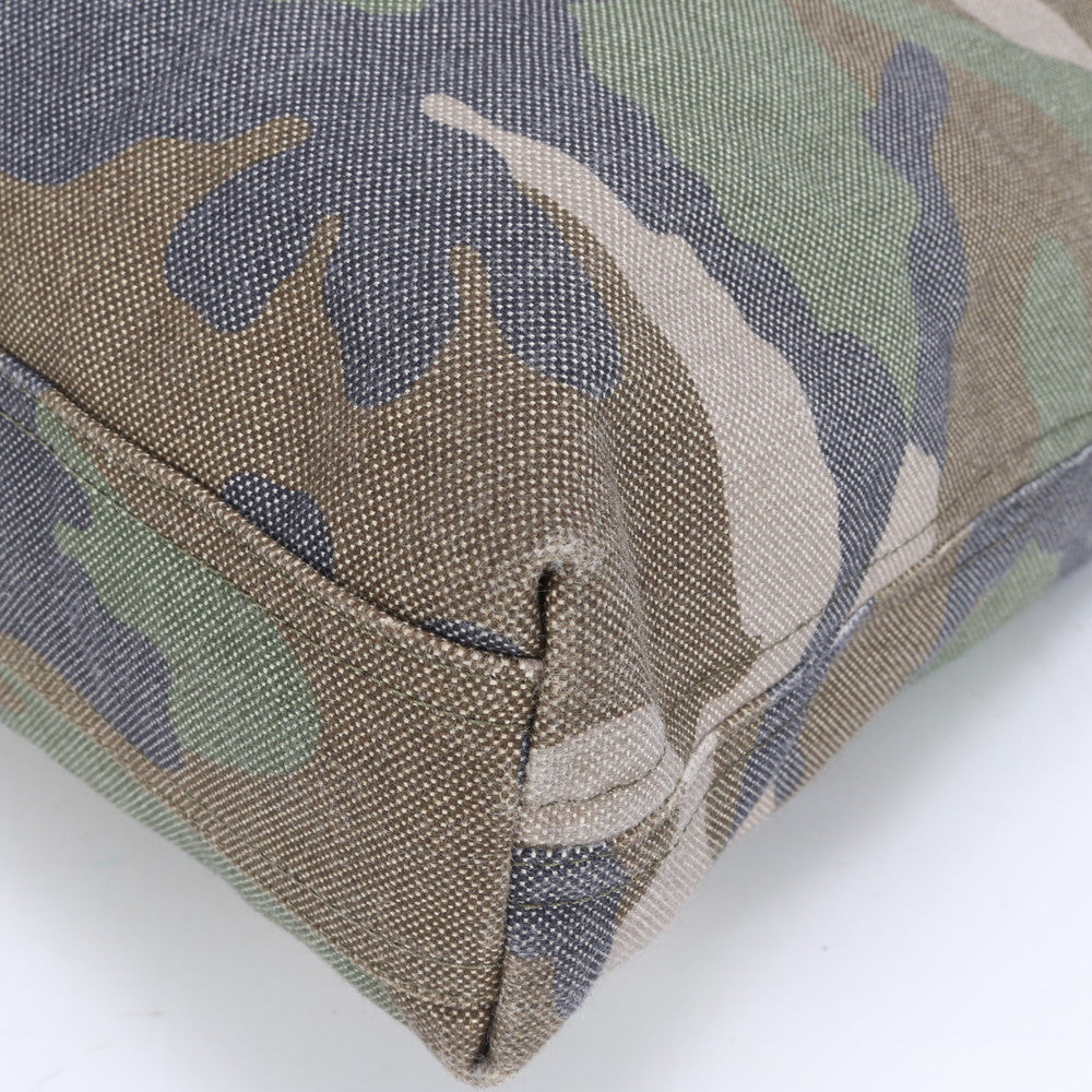 美品 ヴァレンティノ ガラヴァーニ カモフラージュ 迷彩 レザー 2WAY トート バッグ 斜め掛け ショルダー A4 メンズ EEE BX14-6