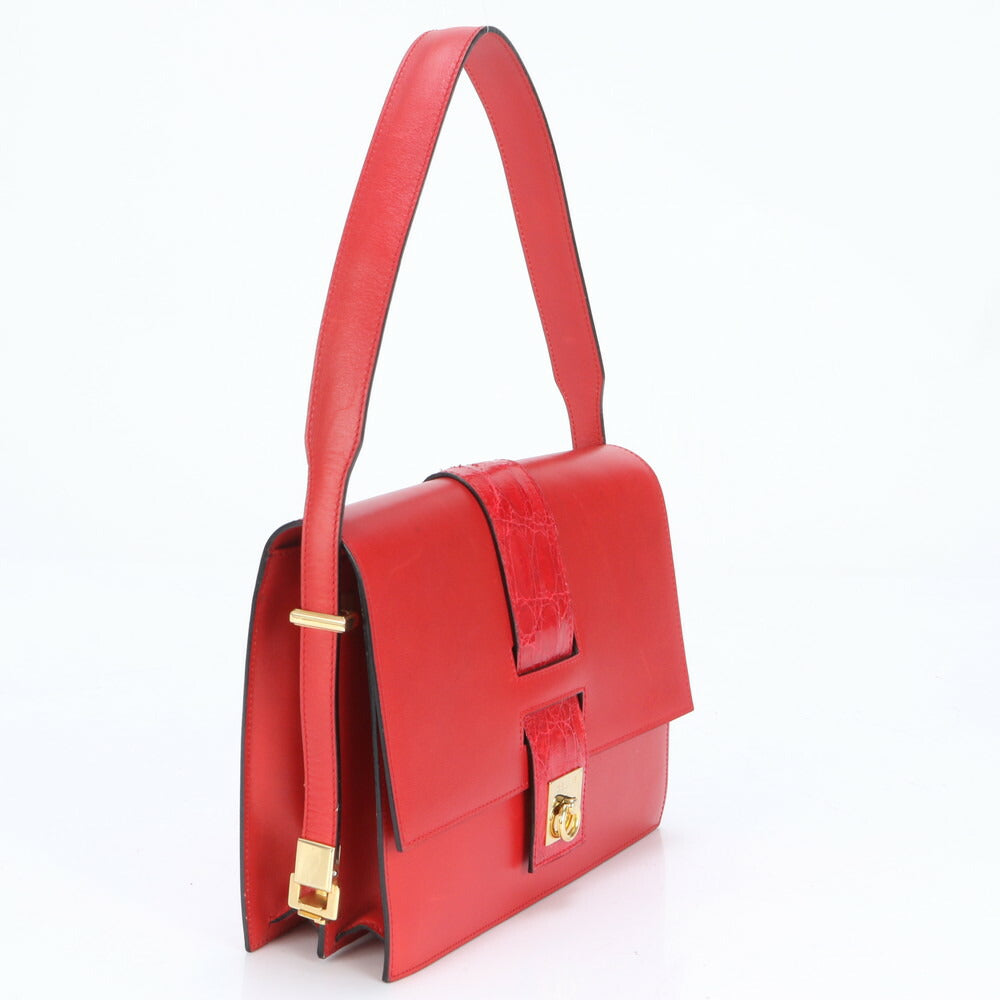 美品 ヴィンテージ セリーヌ レザー 2WAY ショルダーバッグ 肩掛け トート ハンド 本革 レディース RRM BY9-3