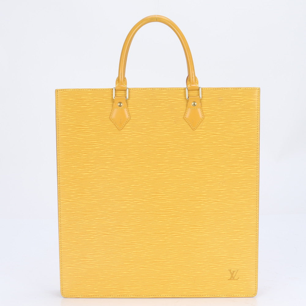 ルイヴィトン エピ サック プラ M52079 レザー トート バッグ 肩掛け ショルダー ハンド A4 レディース EUE BY20-4