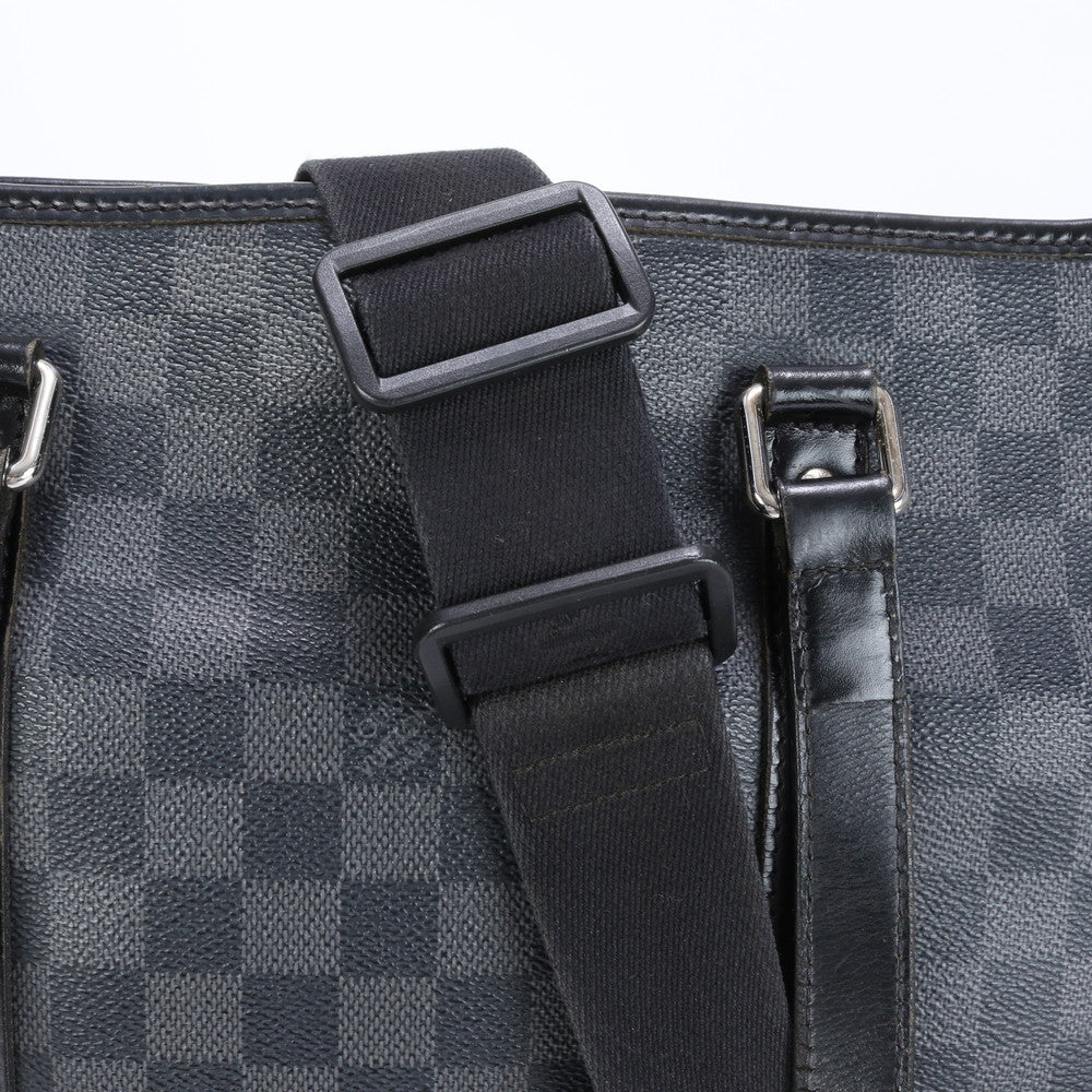 ルイヴィトン ダミエ グラフィット タダオ PM NM N41467 レザー ショルダーバッグ 斜め掛け メッセンジャー A4 メンズ EUE BY20-2