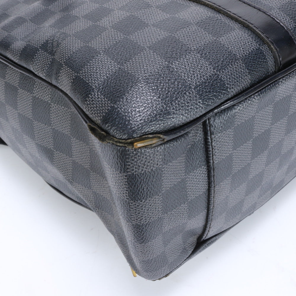 ルイヴィトン ダミエ グラフィット タダオ PM NM N41467 レザー ショルダーバッグ 斜め掛け メッセンジャー A4 メンズ EUE BY20-2