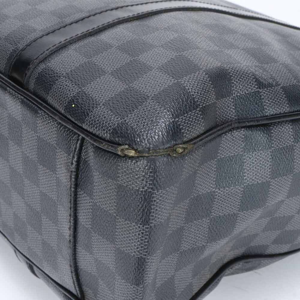 ルイヴィトン ダミエ グラフィット タダオ PM NM N41467 レザー ショルダーバッグ 斜め掛け メッセンジャー A4 メンズ EUE BY20-2