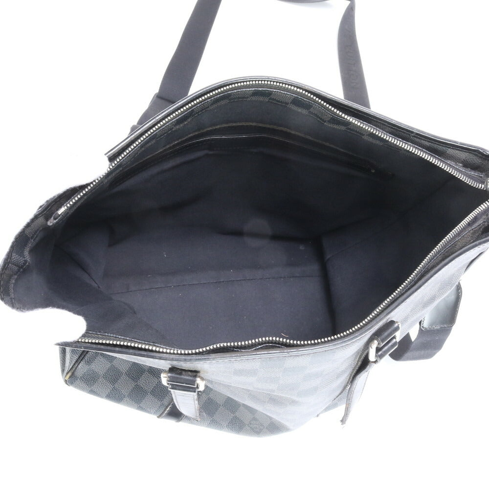 ルイヴィトン ダミエ グラフィット タダオ PM NM N41467 レザー ショルダーバッグ 斜め掛け メッセンジャー A4 メンズ EUE BY20-2