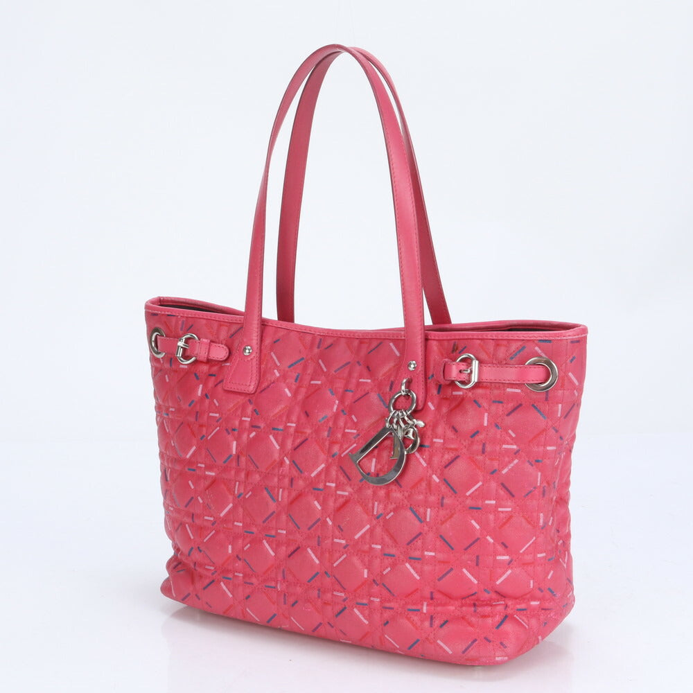 クリスチャンディオール カナージュ パナレア レザー トート バッグ 肩掛け ショルダー ハンド A4 レディース ECE CA15-8