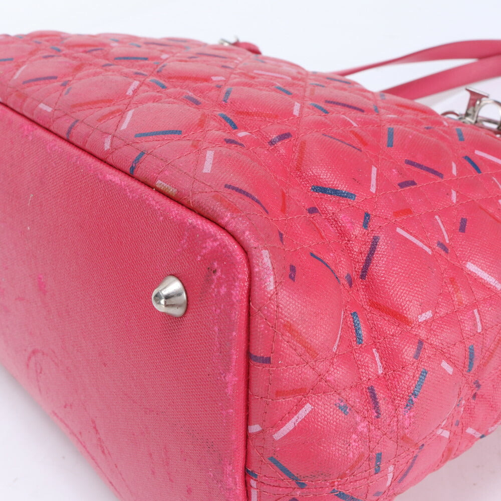 クリスチャンディオール カナージュ パナレア レザー トート バッグ 肩掛け ショルダー ハンド A4 レディース ECE CA15-8