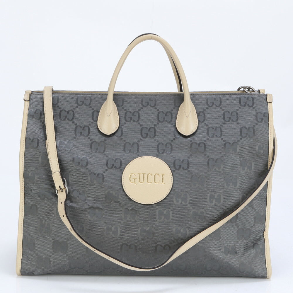 美品 グッチ オフザグリッド レザー 2WAY トート バッグ 肩掛け ショルダー ビジネス 通勤 書類鞄 A4 630353 メンズ EEE CA2-10