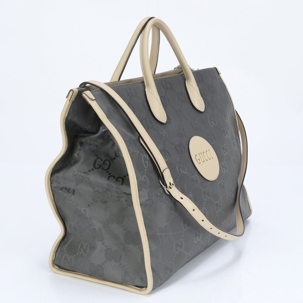 美品 グッチ オフザグリッド レザー 2WAY トート バッグ 肩掛け ショルダー ビジネス 通勤 書類鞄 A4 630353 メンズ EEE CA2-10