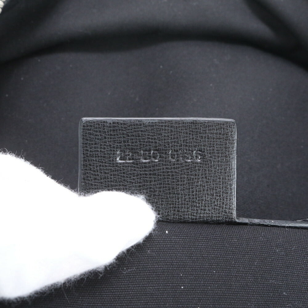 極美品 ディオール オム レザー ナイロン ボディバッグ 斜め掛け ボディ ウエストポーチ ショルダー ブラック メンズ RRM CC23-8