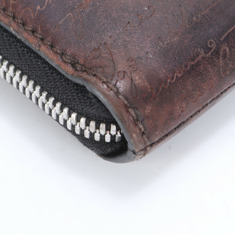 美品 ベルルッティ カリグラフィ ニノ GM レザー セカンドバッグ クラッチ ポーチ 通勤 ビジネス ハンド トート メンズ ECE CE1-10