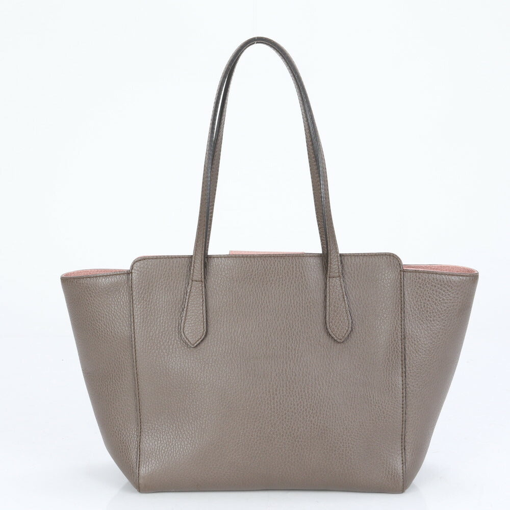 グッチ GG インターロッキングG スウィング トート バッグ レザー 肩掛け ショルダー ハンド A4 ブラウン 354408 レディース ECE CE1-3