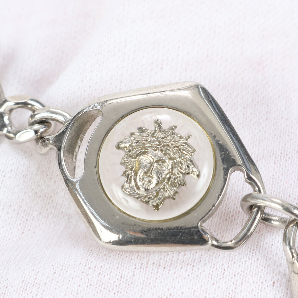 美品 ジャンニ ヴェルサーチ メデューサ ブレスレット バングル アンクレット シルバー アクセサリー レディース RRE CE28-10