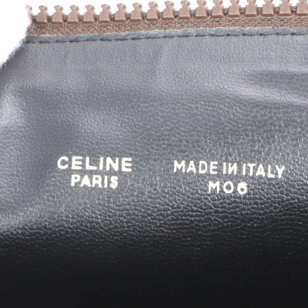 セリーヌ Cマカダム 馬車ロゴ レザー セカンドバッグ クラッチ ポーチ 通勤 ビジネス ブラック 黒 メンズ ECE CF10-4