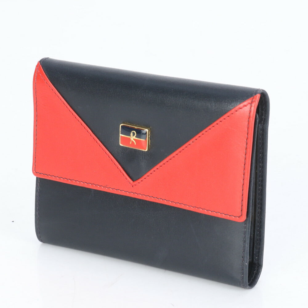 ロベルタ ディ カメリーノ レザー 三つ折り 財布 がま口 二つ折り コンパクト ウォレット ラウンドファスナー レディース RUE CF6-8