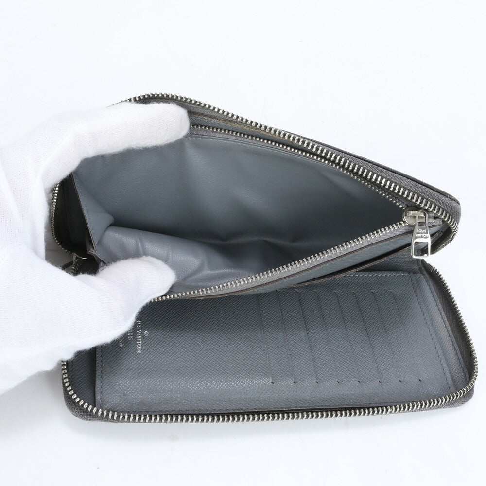 ルイヴィトン タイガ ジッピー ウォレット ヴェルティカル M32822 レザー 長財布 二つ折り ラウンドファスナー メンズ ECE CG15-2