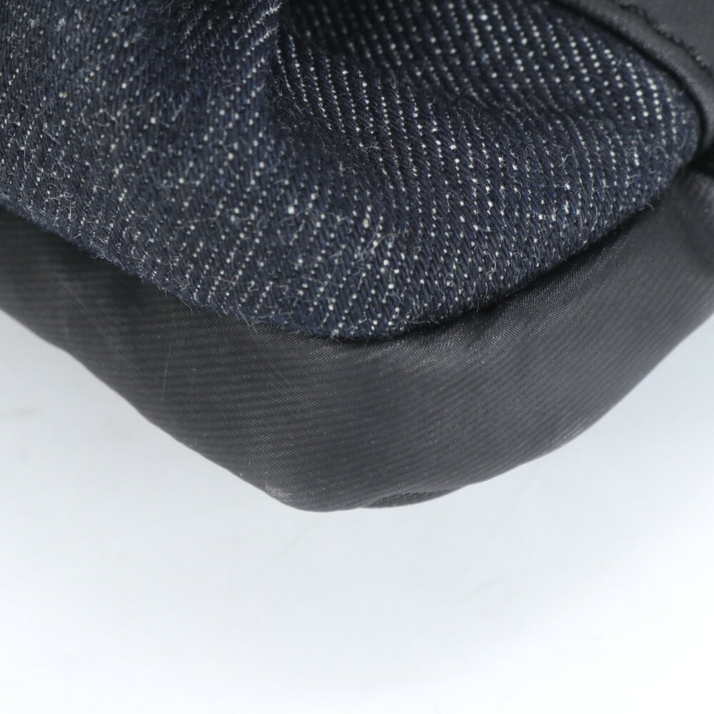 極美品 ディーゼル デニム セカンドバッグ クラッチ ポーチ 通勤 ビジネス ブラック 黒 紳士 A4 メンズ ECE CG28-6