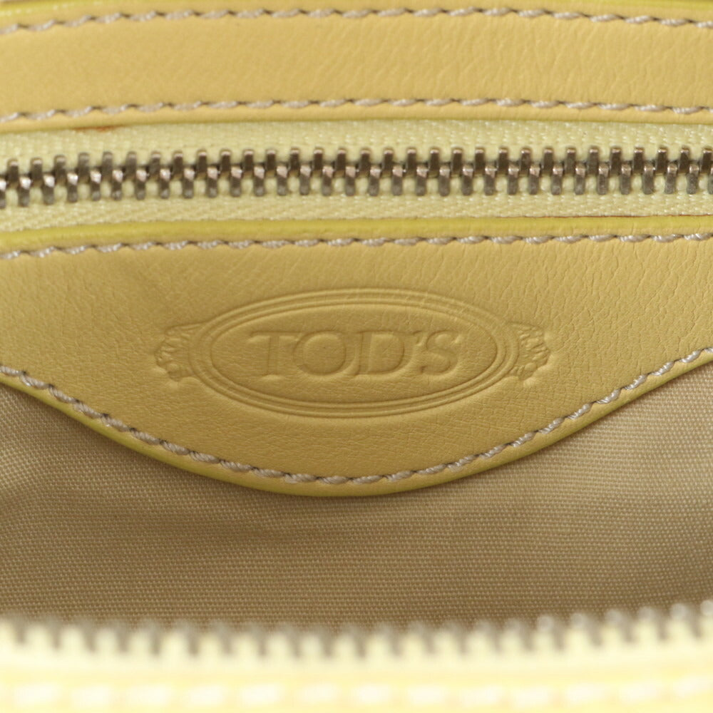 トッズ レザー ショルダーバッグ 肩掛け ワンショルダー トート ハンド シルバー 金具 レディース RRE CH18-10