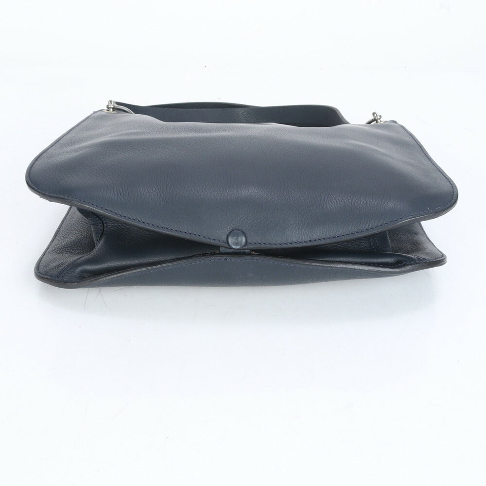 美品 CREATION LUSSET クリエーションルセ レザー トート バッグ 肩掛け ショルダー ハンド シルバー 金具 レディース RRE CI15-5