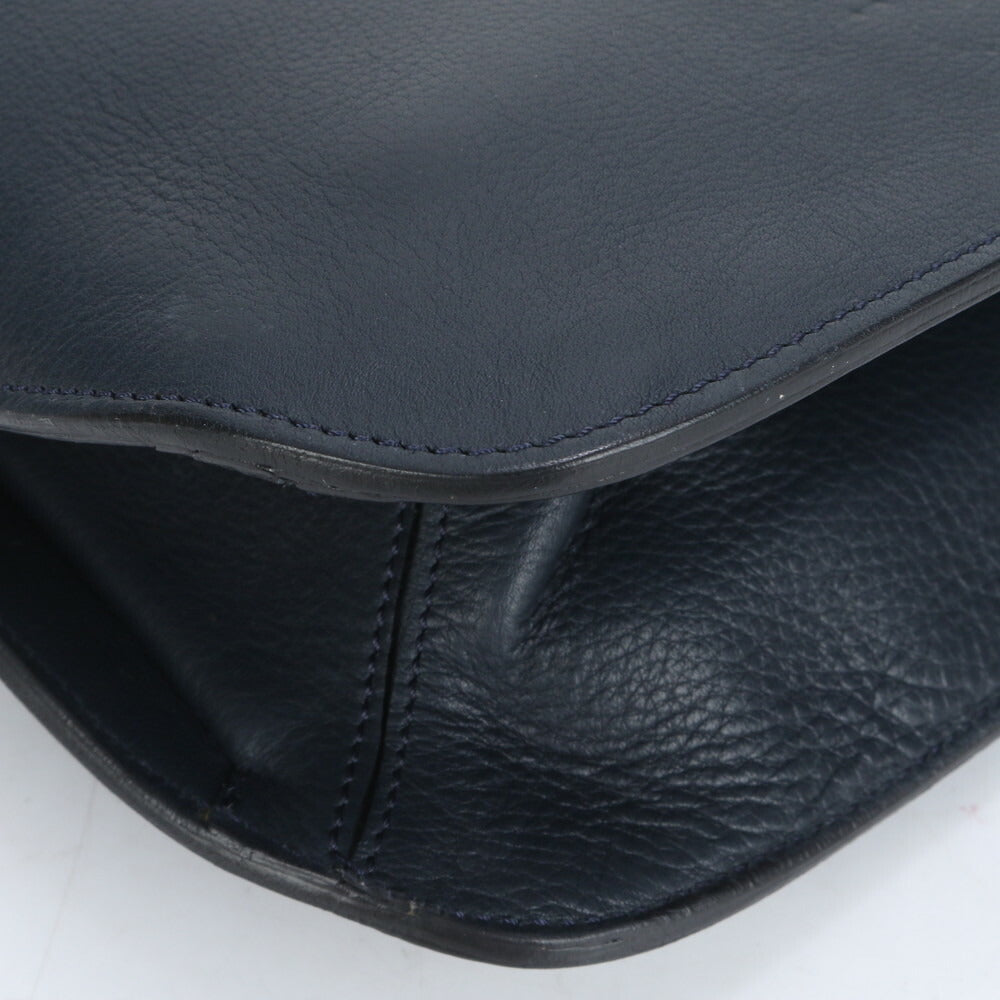 美品 CREATION LUSSET クリエーションルセ レザー トート バッグ 肩掛け ショルダー ハンド シルバー 金具 レディース RRE CI15-5