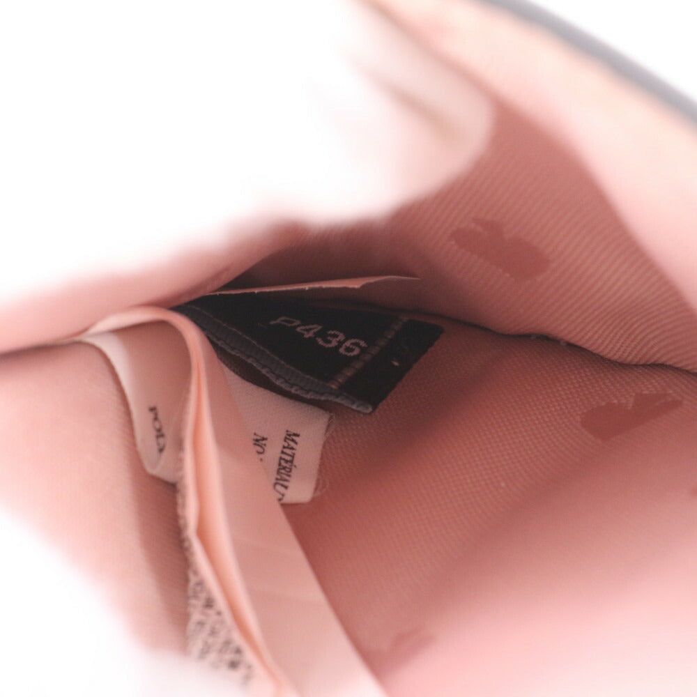 美品 ケイトスペード キルティング レザー フラグメントケース カードケース 二つ折り 財布 コンパクト ウォレット レディース RRE CJ2-5